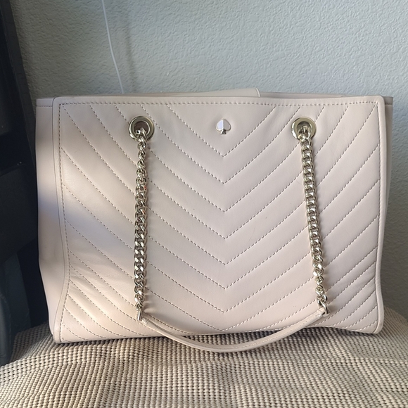 kate spade Handbags - Kate Spade Cream Quilted Women's Bag